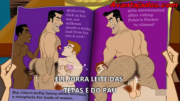 Sexe gay dans le dessin de mon oncle pervers