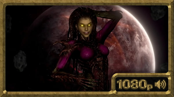 Kerrigan, séduisant strip-tease extraterrestre dansant sur un vaisseau spatial
