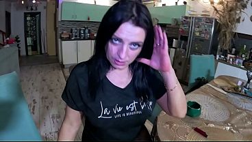 Fume, masturbation et éjaculation sur mes collants et ma chemise – Jeu fétichiste hardcore